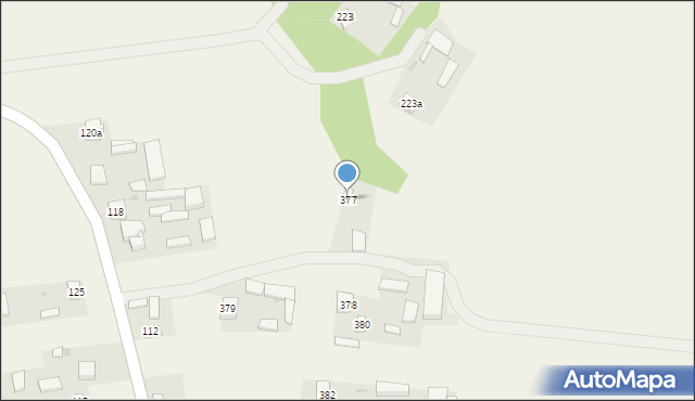 Blinów Drugi, Blinów Drugi, 377, mapa Blinów Drugi