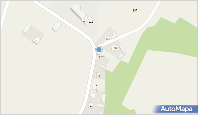 Blinów Drugi, Blinów Drugi, 8, mapa Blinów Drugi
