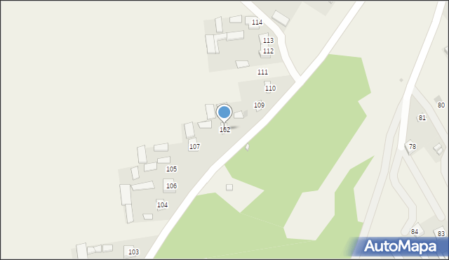 Blinów Pierwszy, Blinów Pierwszy, 162, mapa Blinów Pierwszy