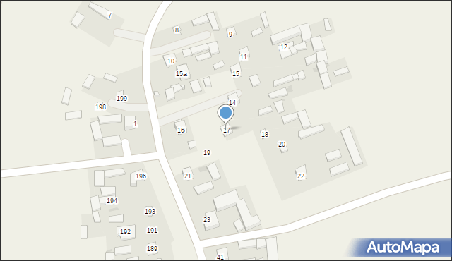 Blinów Pierwszy, Blinów Pierwszy, 17, mapa Blinów Pierwszy