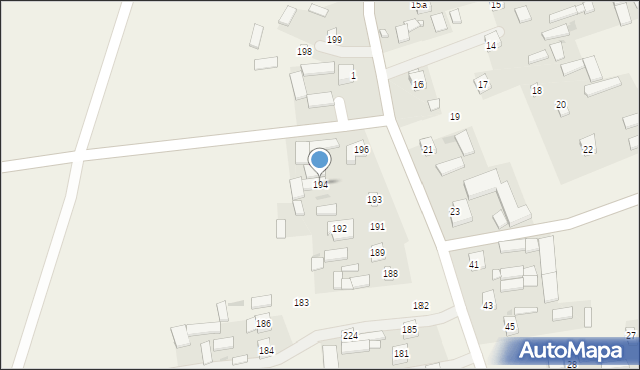 Blinów Pierwszy, Blinów Pierwszy, 194, mapa Blinów Pierwszy