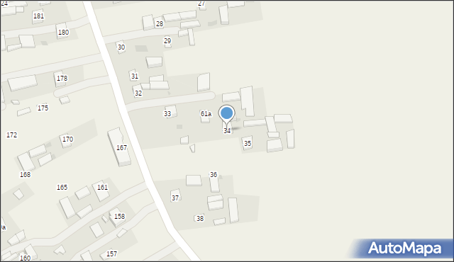 Blinów Pierwszy, Blinów Pierwszy, 34, mapa Blinów Pierwszy