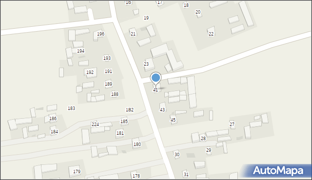 Blinów Pierwszy, Blinów Pierwszy, 41, mapa Blinów Pierwszy