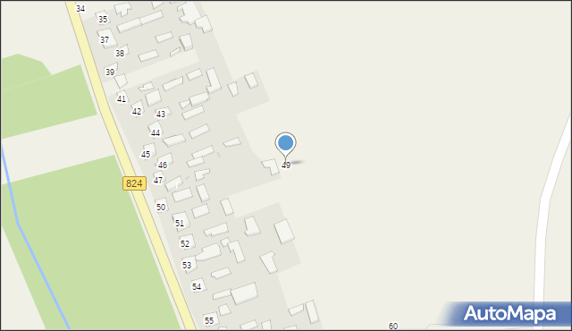 Bliskowice, Bliskowice, 49, mapa Bliskowice