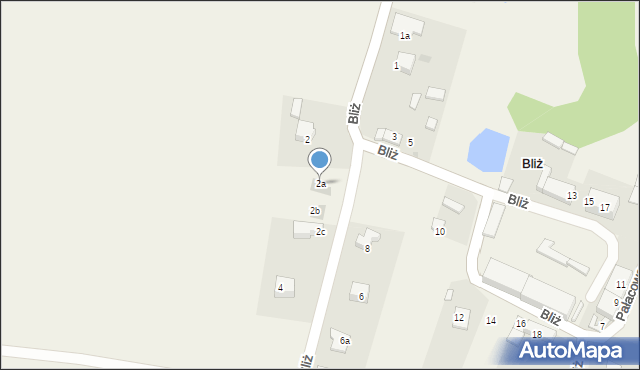 Bliż, Bliż, 2a, mapa Bliż