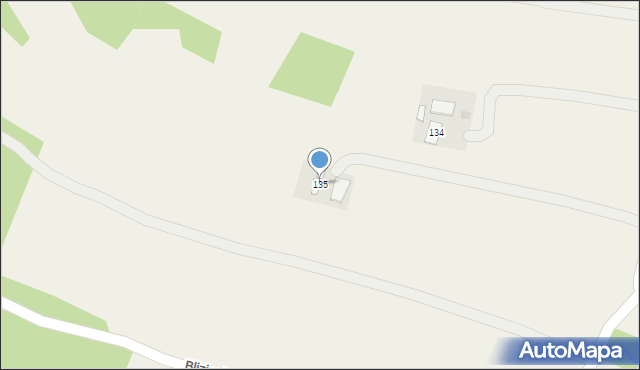 Blizianka, Blizianka, 135, mapa Blizianka