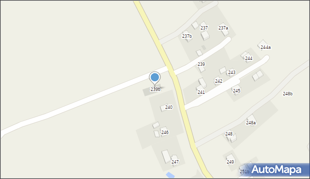 Blizne, Blizne, 239b, mapa Blizne