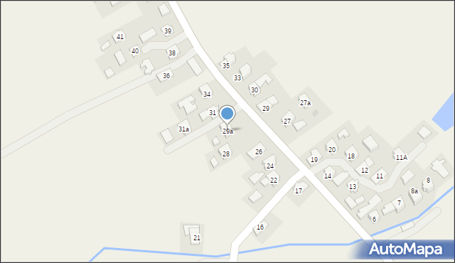 Blizne, Blizne, 29a, mapa Blizne