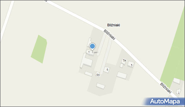 Bliźniaki, Bliźniaki, 7A, mapa Bliźniaki