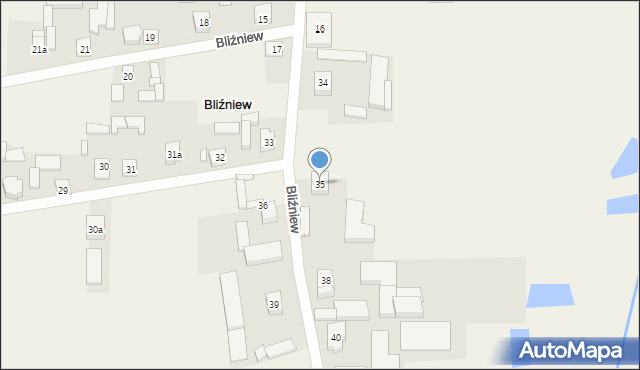 Bliźniew, Bliźniew, 35, mapa Bliźniew