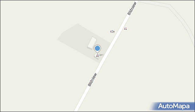 Bliźniew, Bliźniew, 42, mapa Bliźniew