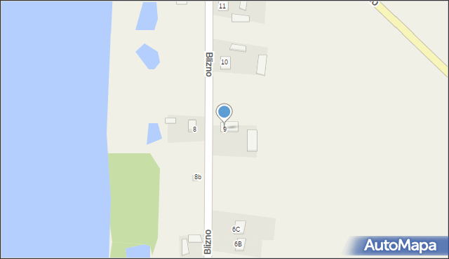 Blizno, Blizno, 9, mapa Blizno