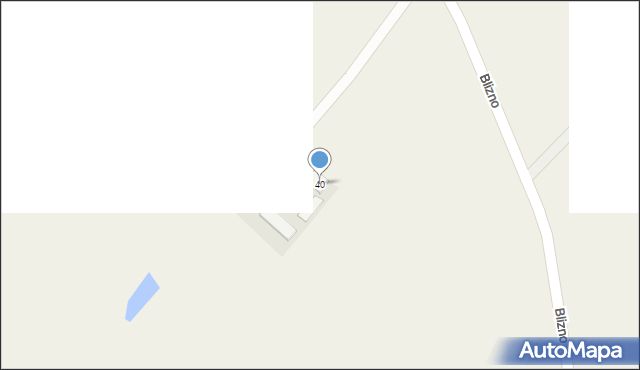 Blizno, Blizno, 40, mapa Blizno