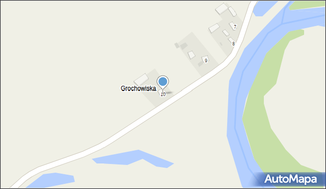 Blizocin, Blizocin, 10, mapa Blizocin