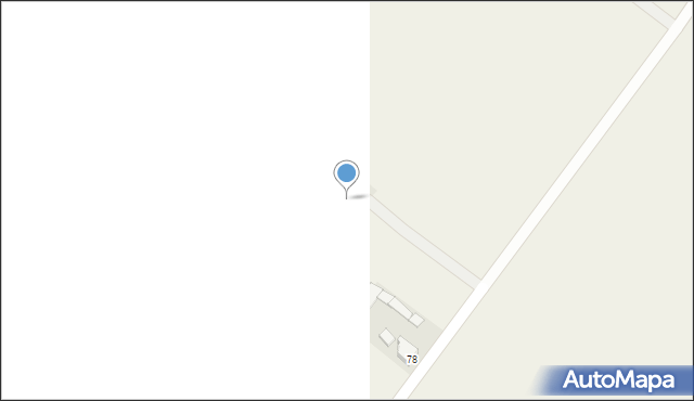 Blizocin, Blizocin, 78a, mapa Blizocin