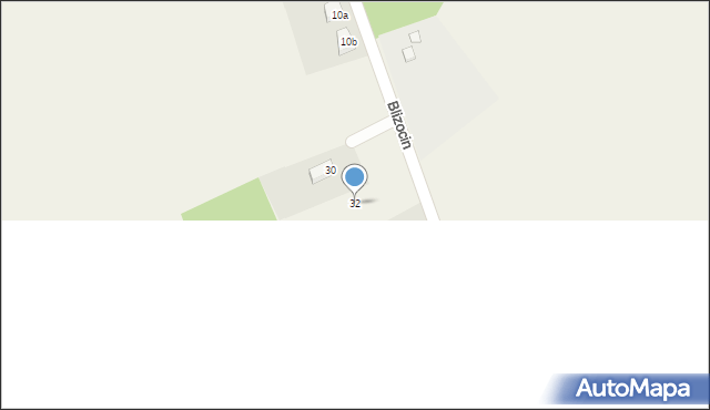 Blizocin, Blizocin, 32, mapa Blizocin