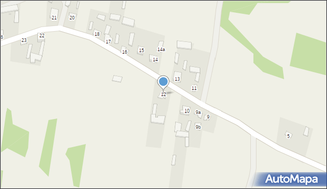 Bliżów, Bliżów, 12, mapa Bliżów