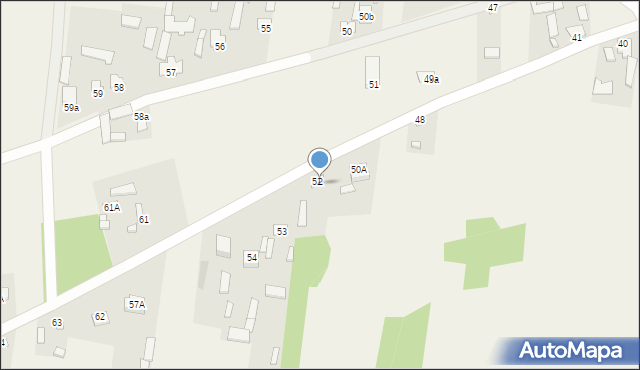 Bliżów, Bliżów, 52a, mapa Bliżów