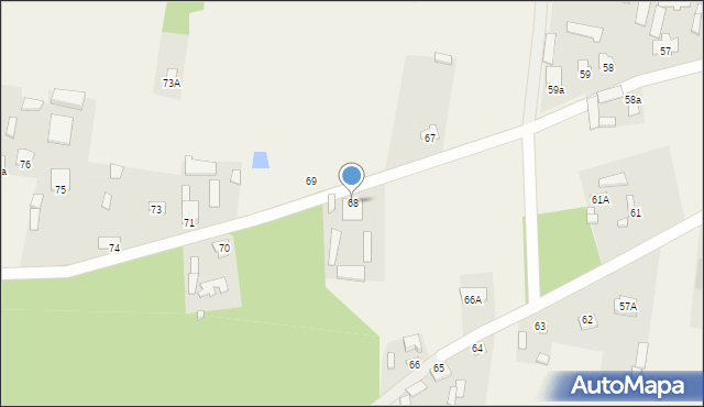 Bliżów, Bliżów, 68, mapa Bliżów