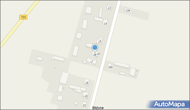 Bliżyce, Bliżyce, 16, mapa Bliżyce