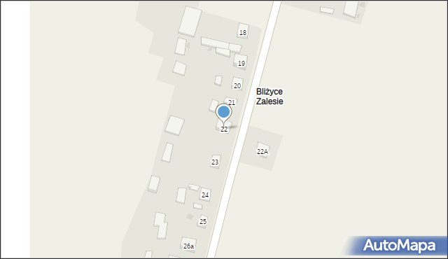 Bliżyce, Bliżyce, 22, mapa Bliżyce