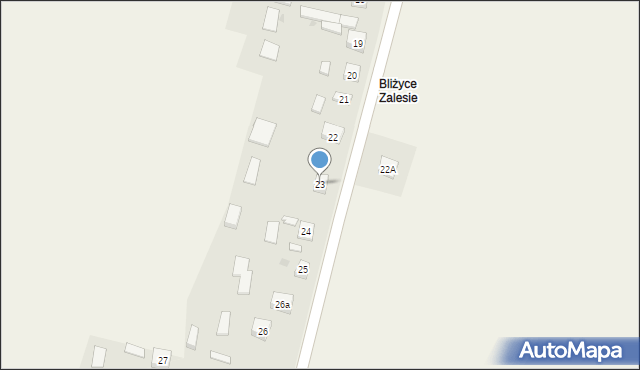 Bliżyce, Bliżyce, 23, mapa Bliżyce