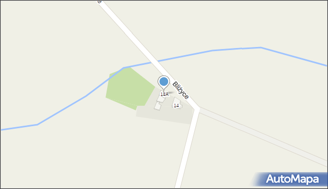 Bliżyce, Bliżyce, 14A, mapa Bliżyce