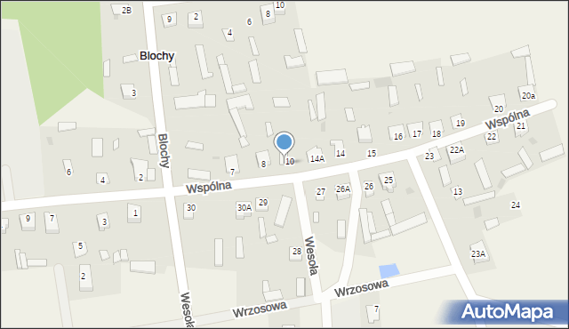 Blochy, Blochy, 12A, mapa Blochy