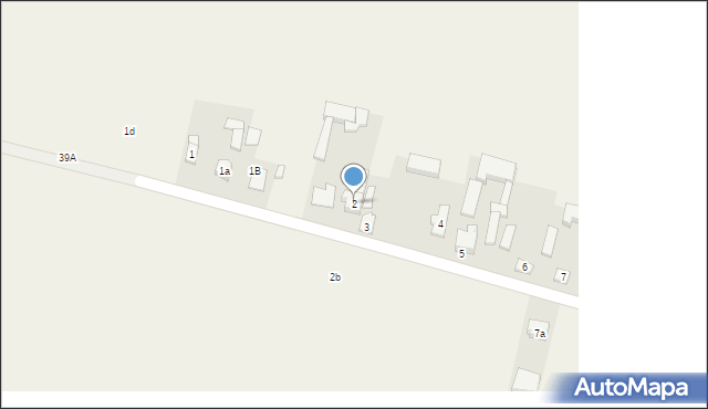 Błogie Szlacheckie, Błogie Szlacheckie, 2, mapa Błogie Szlacheckie