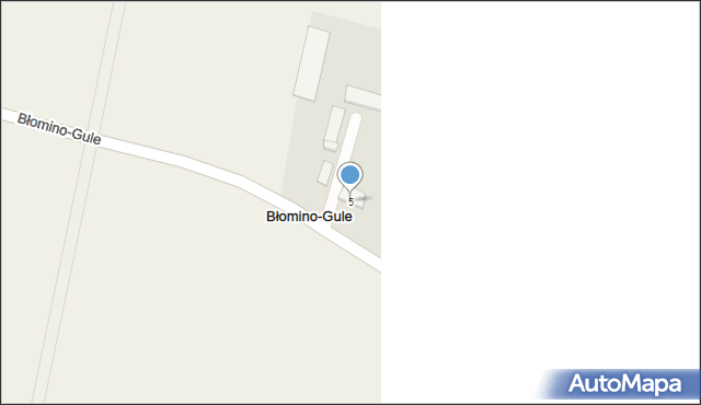 Błomino-Gule, Błomino-Gule, 5, mapa Błomino-Gule