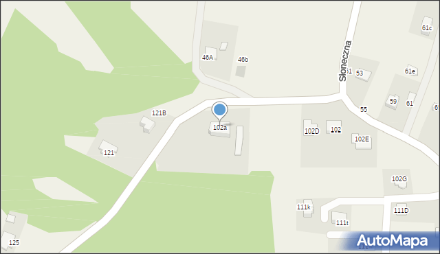 Błonie, Błonie, 102a, mapa Błonie