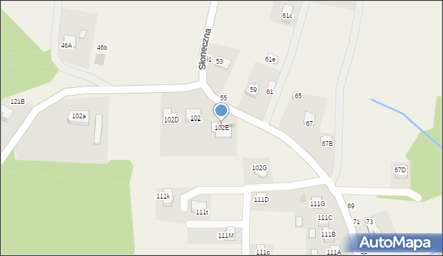 Błonie, Błonie, 102E, mapa Błonie