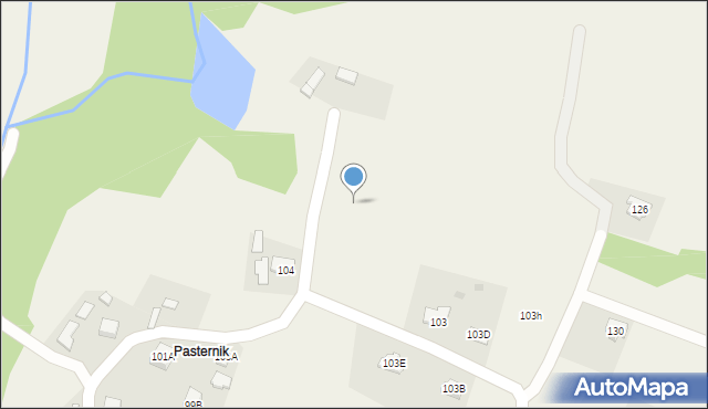 Błonie, Błonie, 104a, mapa Błonie