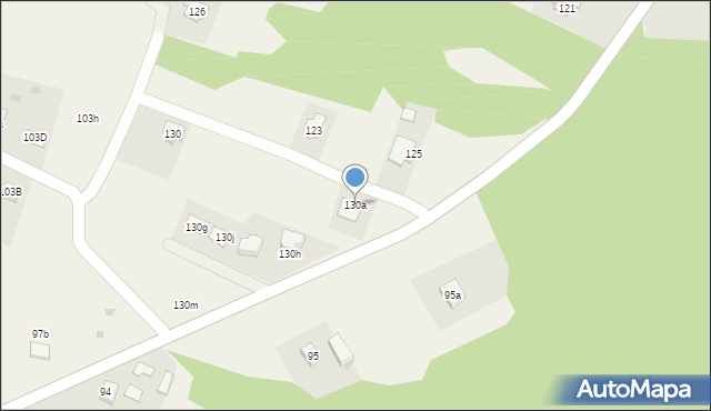 Błonie, Błonie, 130a, mapa Błonie