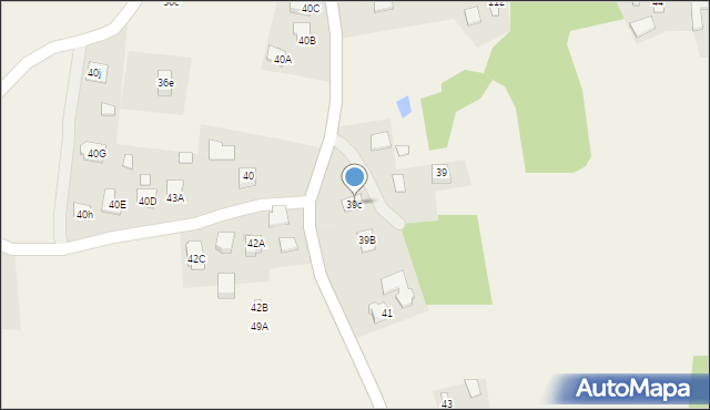 Błonie, Błonie, 39c, mapa Błonie