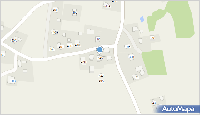 Błonie, Błonie, 42A, mapa Błonie