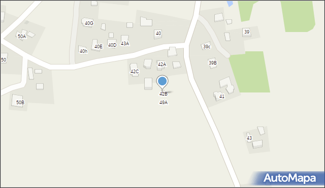 Błonie, Błonie, 42B, mapa Błonie