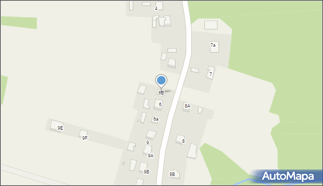 Błonie, Błonie, 6B, mapa Błonie