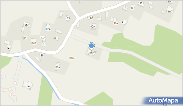 Błonie, Błonie, 86C, mapa Błonie