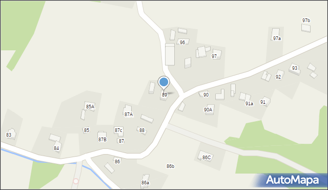 Błonie, Błonie, 89, mapa Błonie