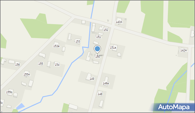 Błonie, Błonie, 150, mapa Błonie