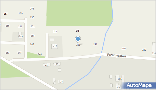 Błonie, Błonie, 242, mapa Błonie