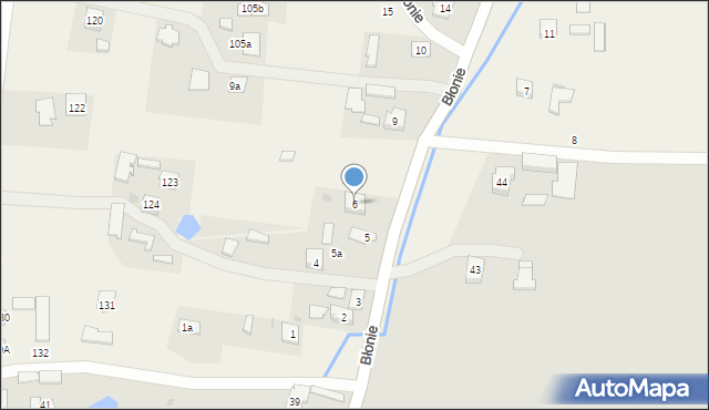 Błonie, Błonie, 6, mapa Błonie
