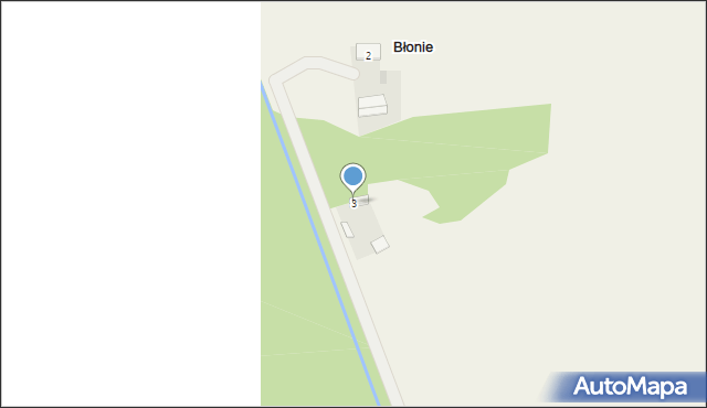 Błonie, Błonie, 3, mapa Błonie