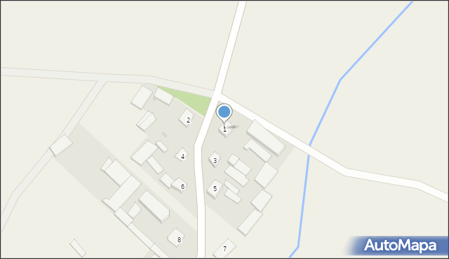 Błonie Duże, Błonie Duże, 1, mapa Błonie Duże