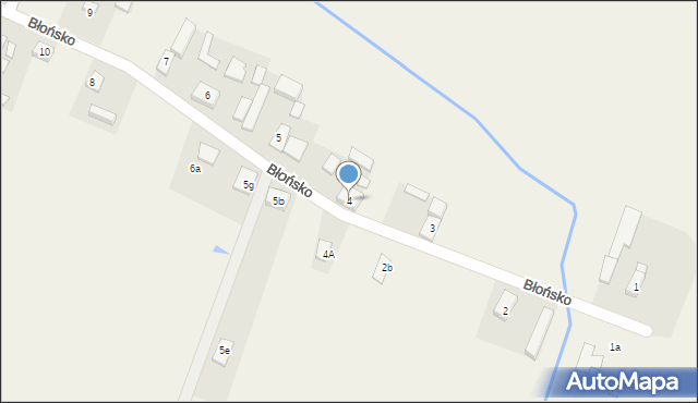 Błońsko, Błońsko, 4, mapa Błońsko