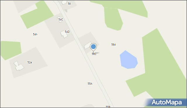 Błotnia, Błotnia, 58C, mapa Błotnia
