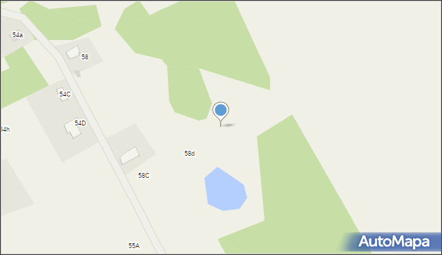 Błotnia, Błotnia, 58e, mapa Błotnia