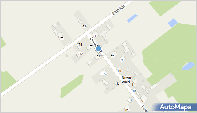 Błotnica, Błotnica, 79, mapa Błotnica