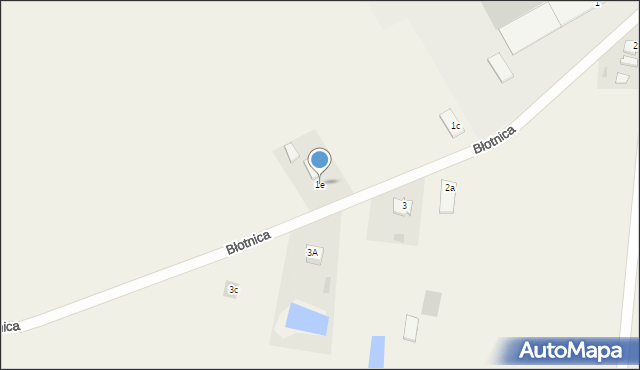 Błotnica, Błotnica, 1e, mapa Błotnica